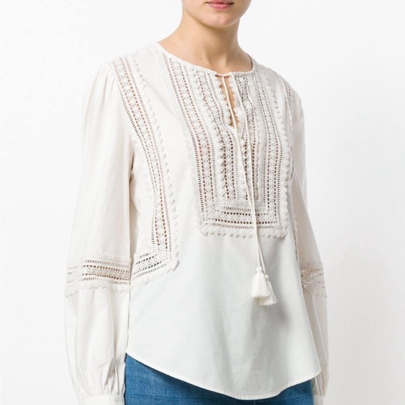 Tory Burch Marissa Shirt size 4 - Picture 6 of 8